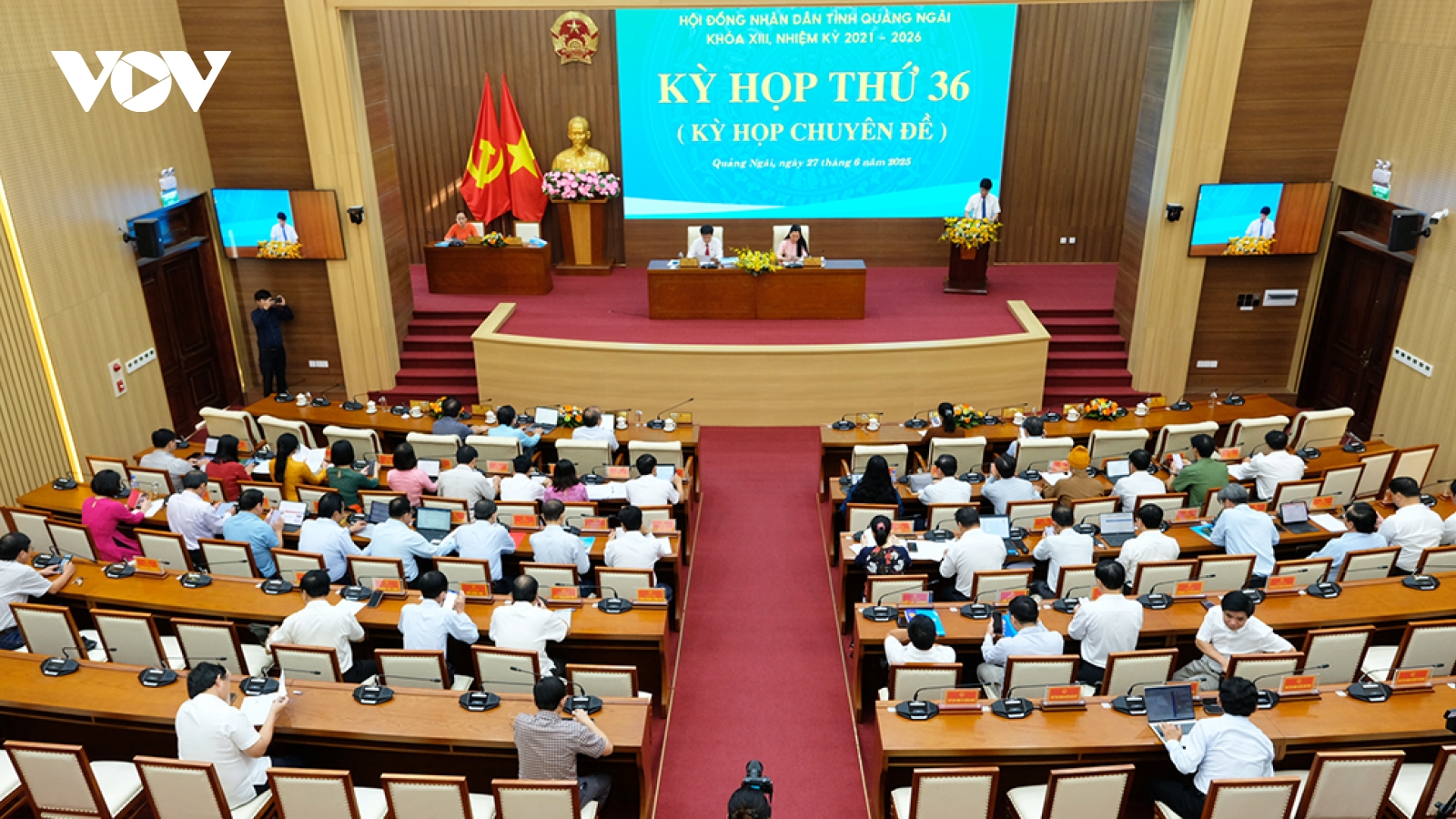 Kỳ họp cuối cùng HĐND tỉnh Quảng Ngãi trước khi hợp nhất với Kon Tum