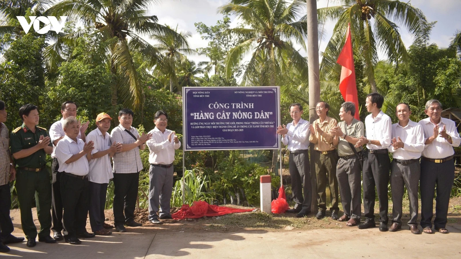 Bến Tre phát động trồng cây xanh hưởng ứng ngày môi trường thế giới