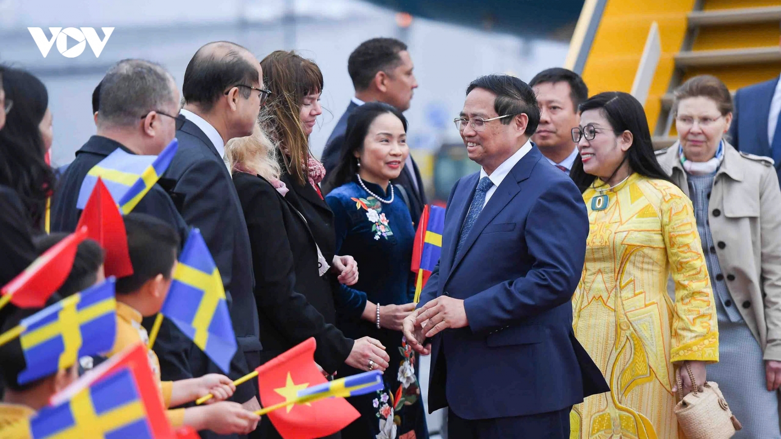 Thủ tướng Phạm Minh Chính và Phu nhân bắt đầu thăm chính thức Thụy Điển