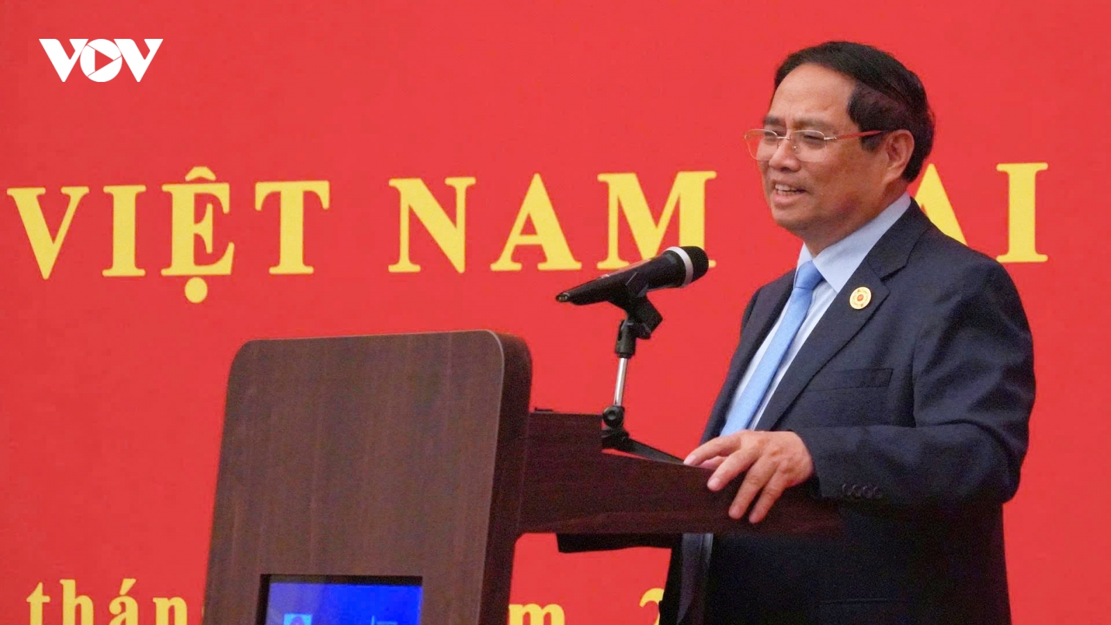 Thủ tướng Phạm Minh Chính gặp gỡ cộng đồng người Việt Nam tại Trung Quốc