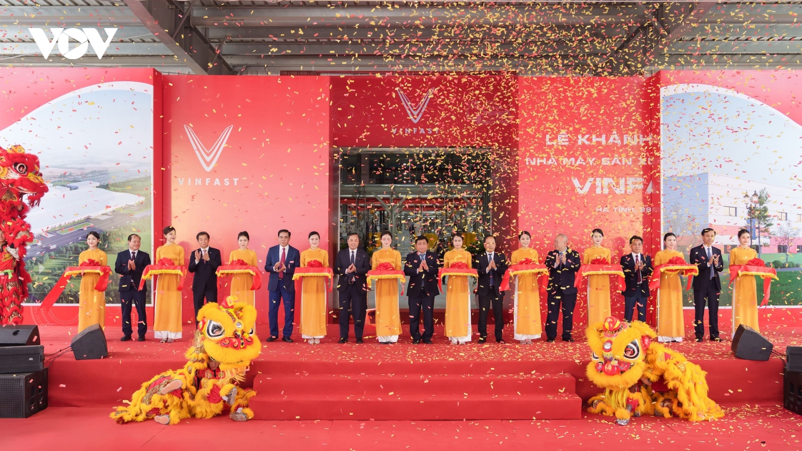 VinFast khánh thành nhà máy sản xuất ô tô điện tại Hà Tĩnh