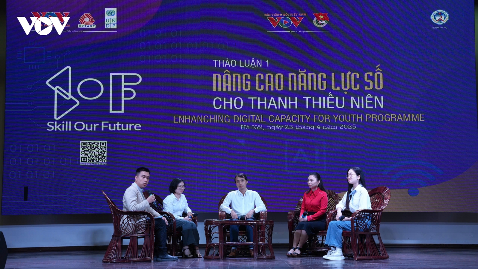 Lễ tổng kết chương trình "Nâng cao năng lực số cho thanh thiếu niên"