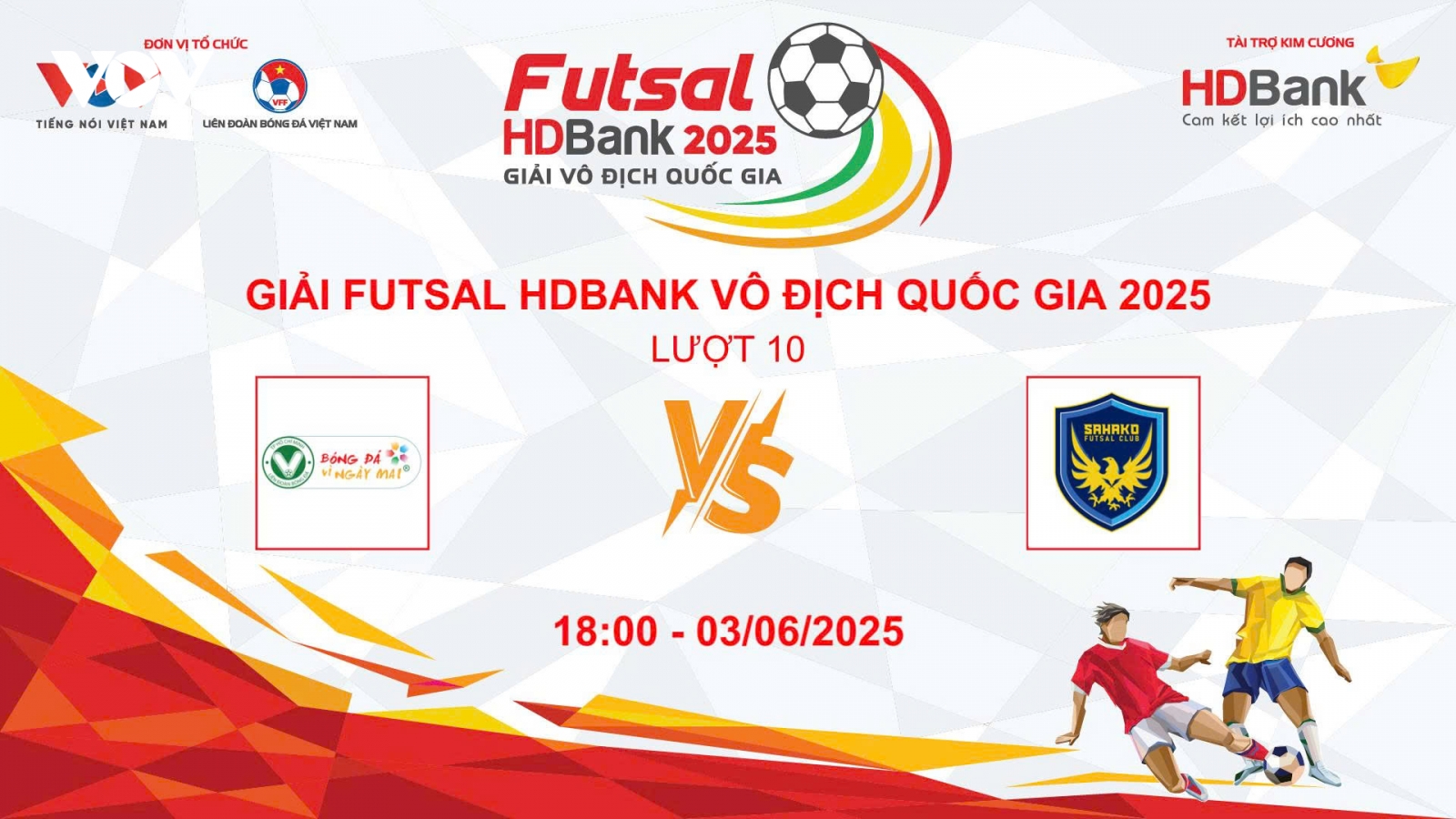 Trực tiếp Trẻ TP.HCM vs Sahako tại Giải Futsal HDBank VĐQG 2025