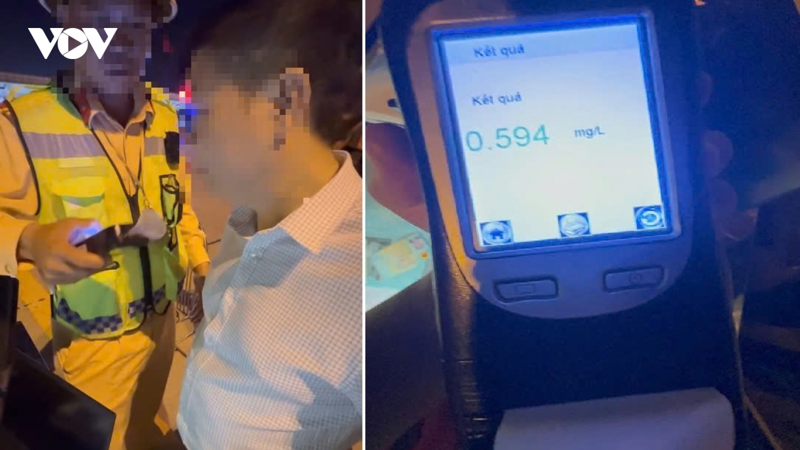 Tài xế say xỉn, nồng độ cồn mức kịch khung trên cao tốc Hà Nội - Hải Phòng
