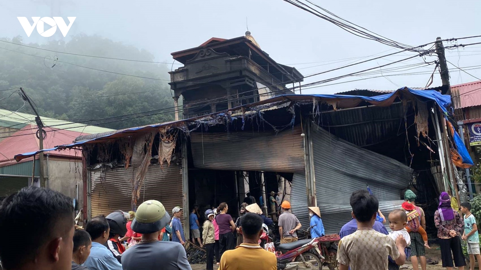 Cháy cửa hàng ở Sơn La gây thiệt hại lớn