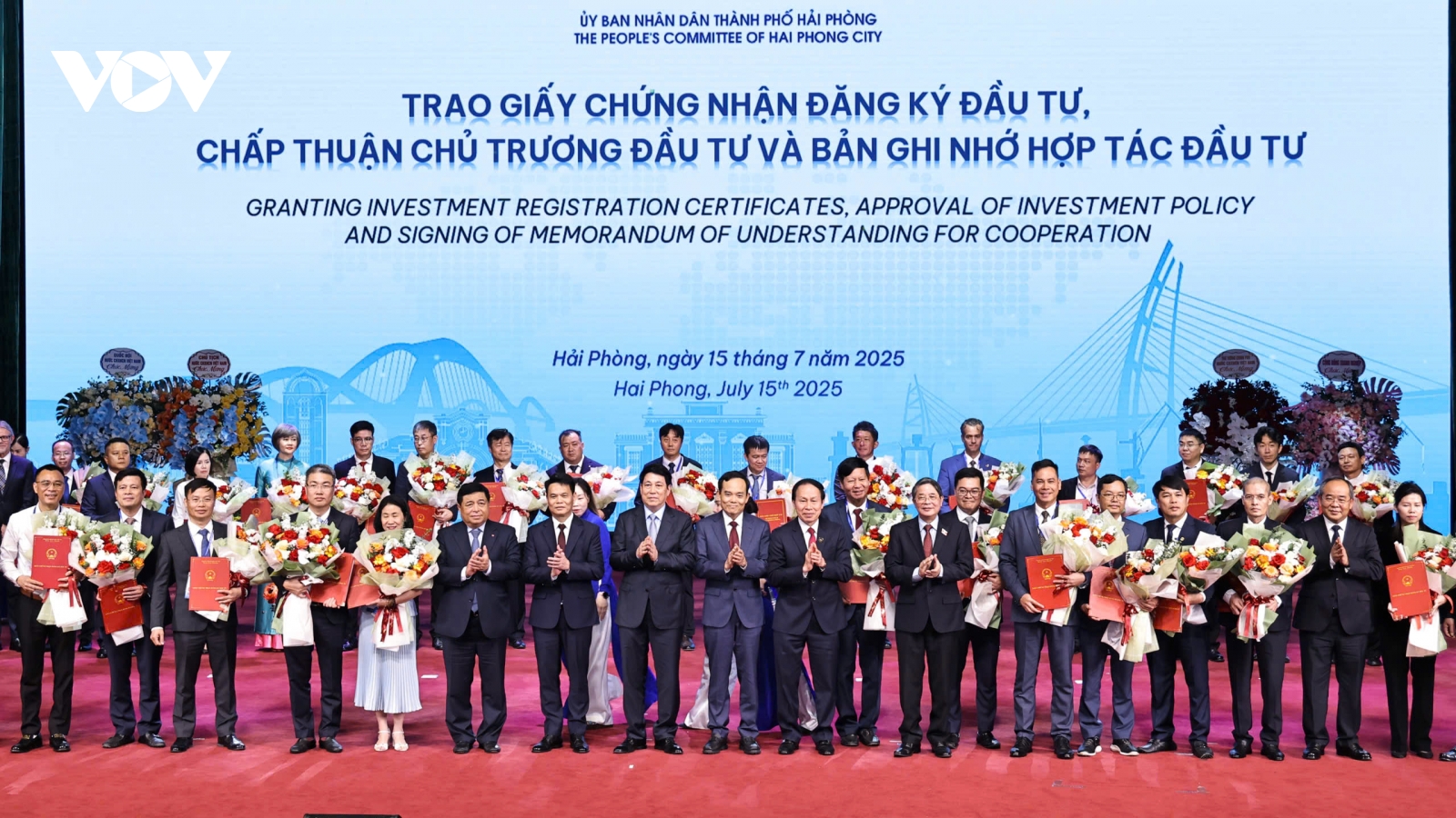 Chủ tịch nước Lương Cường dự Hội nghị xúc tiến đầu tư thành phố Hải Phòng