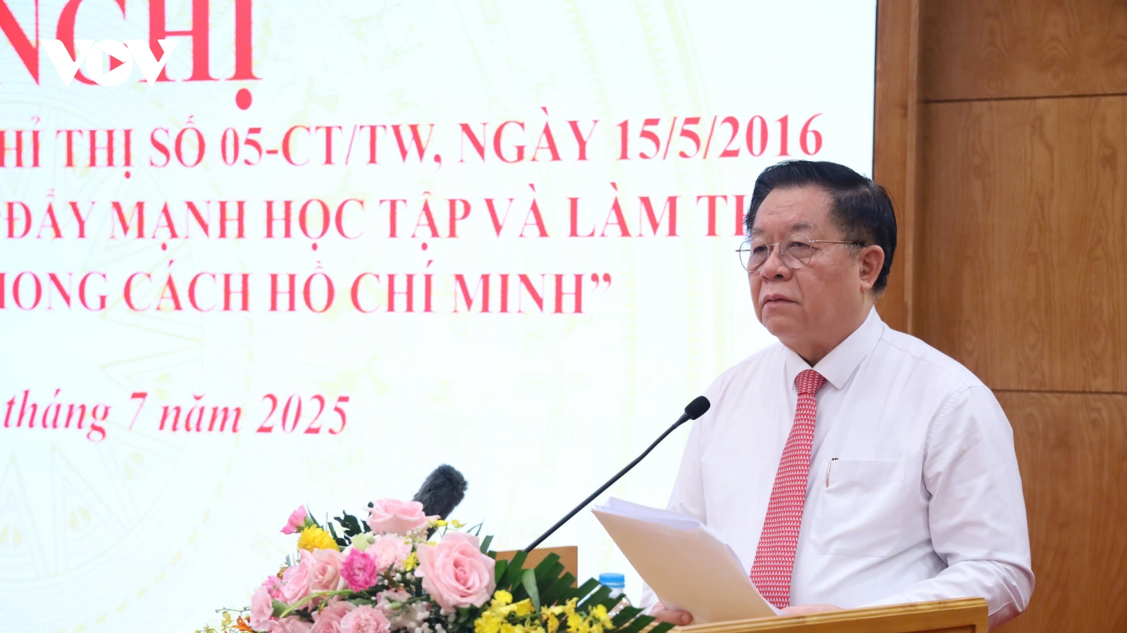Ông Nguyễn Trọng Nghĩa: Học tập và làm theo tư tưởng Hồ Chí Minh trong tình hình mới