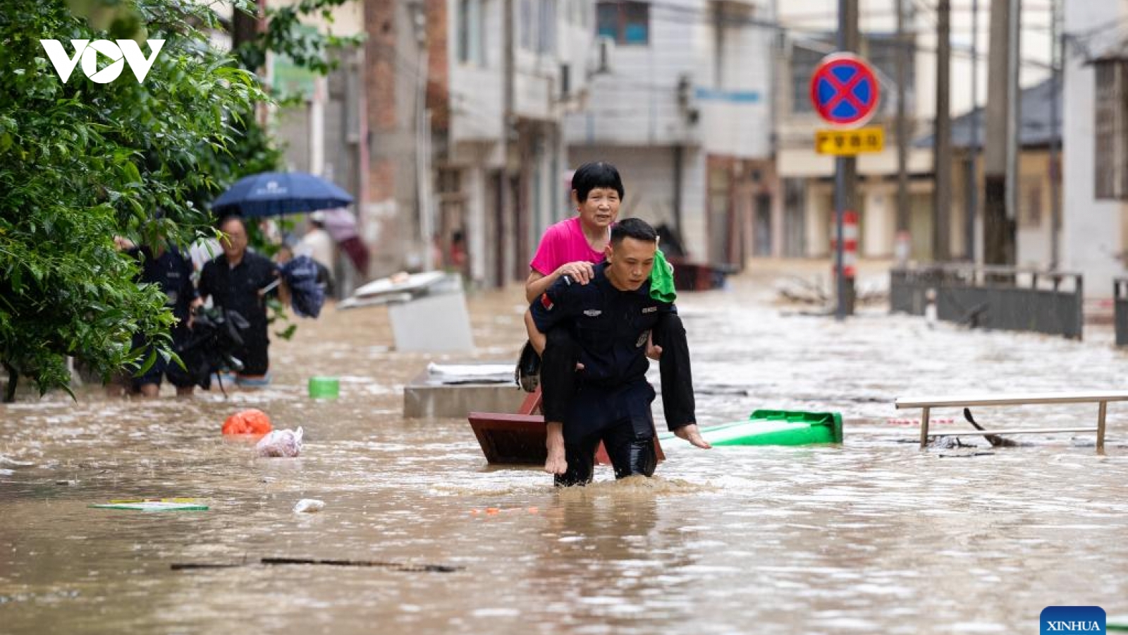 Lũ quét tại Sơn Đông, Trung Quốc: 2 người thiệt mạng, 10 người mất tích
