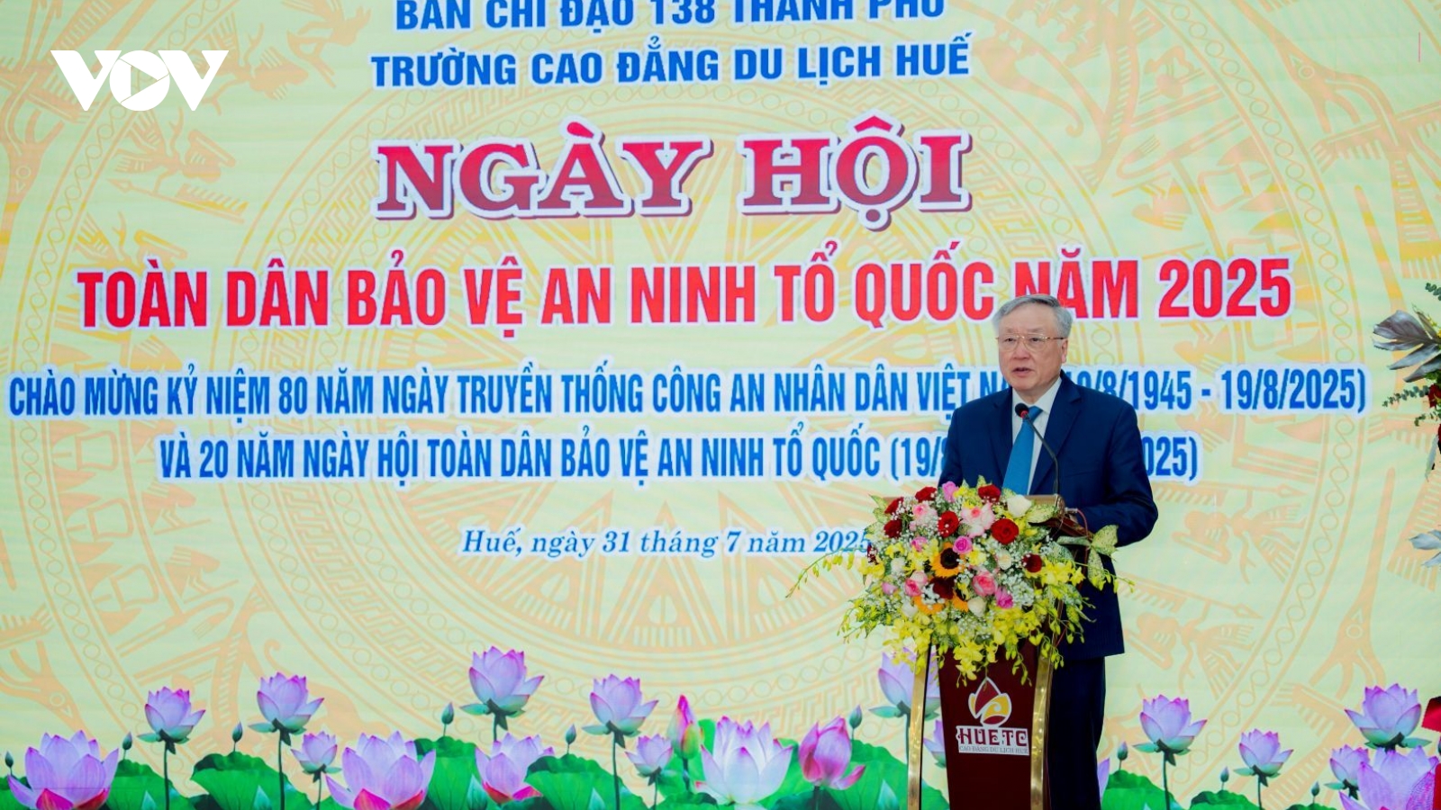 Phó Thủ tướng Nguyễn Hòa Bình dự Ngày hội Toàn dân Bảo vệ an ninh Tổ quốc 2025