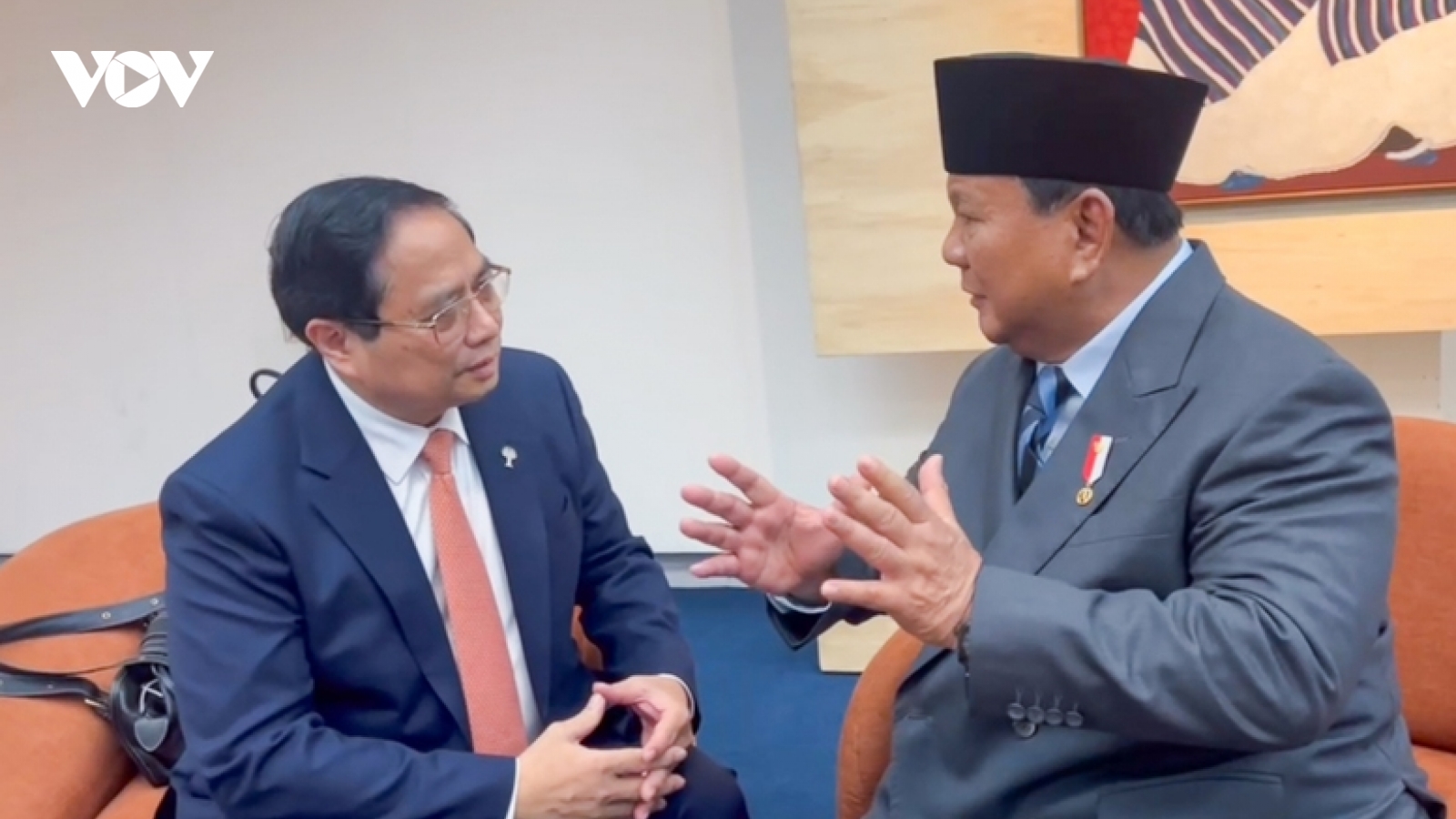 Thủ tướng Phạm Minh Chính gặp Tổng thống Indonesia