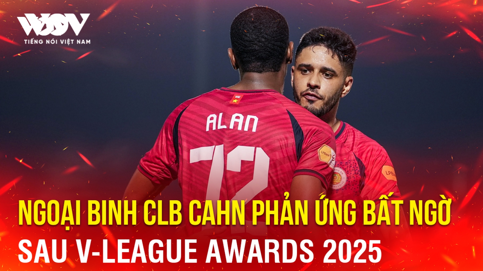 Tin bóng đá 2-7: Ngoại binh CLB CAHN phản ứng bất ngờ sau V-League Awards 2025