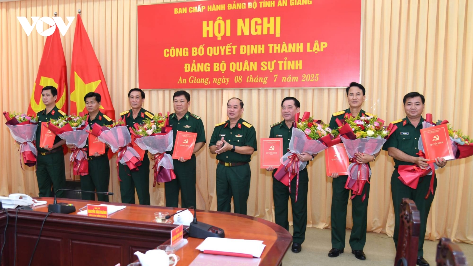 An Giang thành lập Đảng bộ Quân sự tỉnh