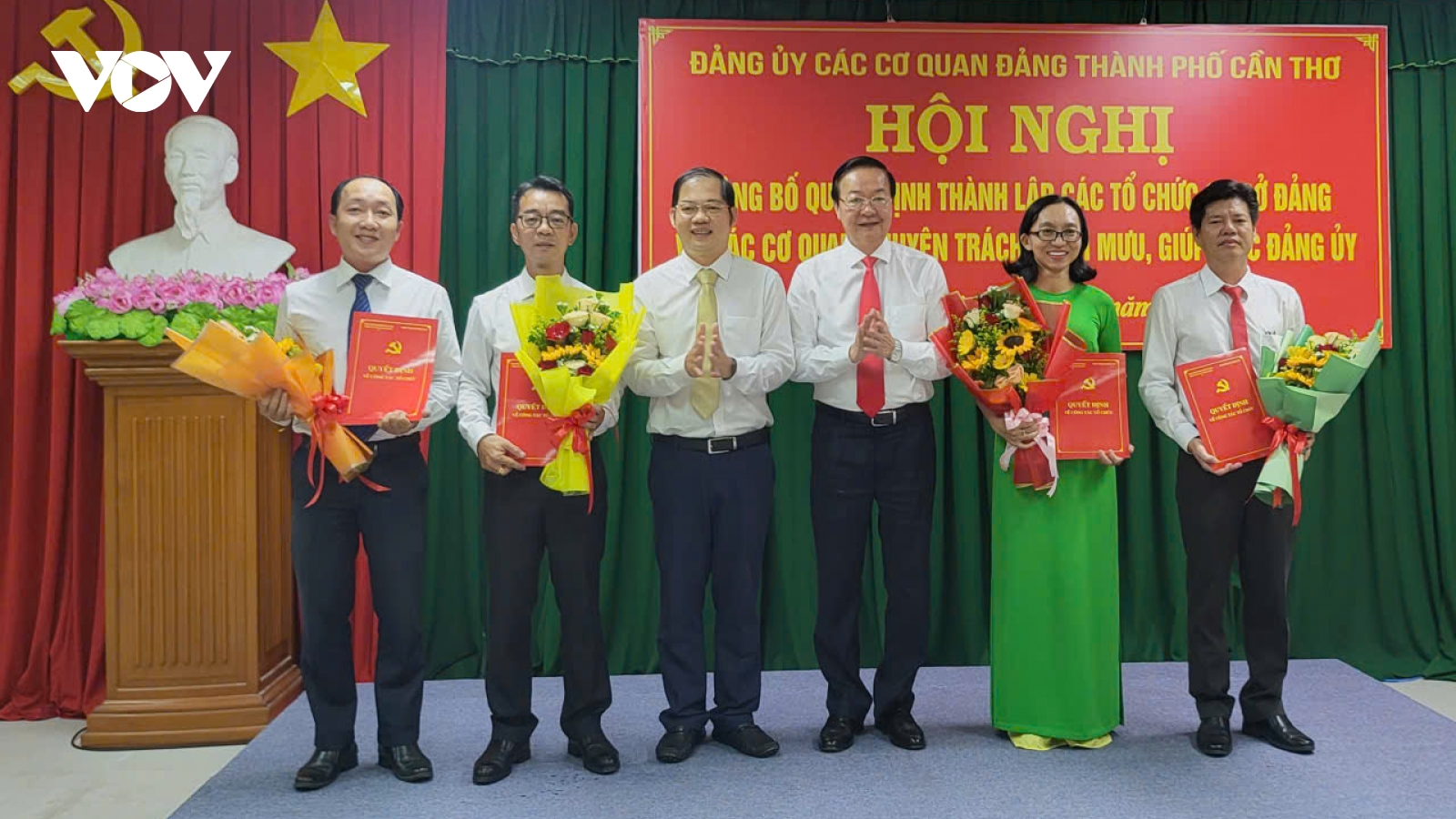 Cần Thơ thành lập các tổ chức cơ sở đảng và cơ quan tham mưu, giúp việc Đảng ủy