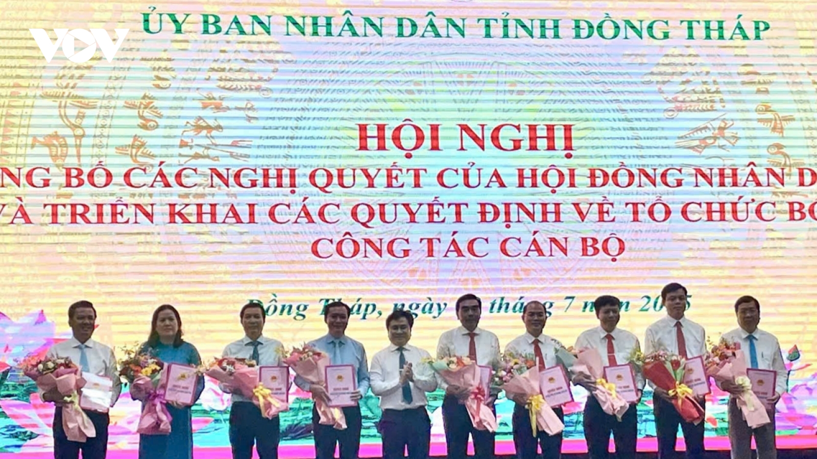 Đồng Tháp bổ nhiệm nhiều cán bộ lãnh đạo các sở, ban, ngành