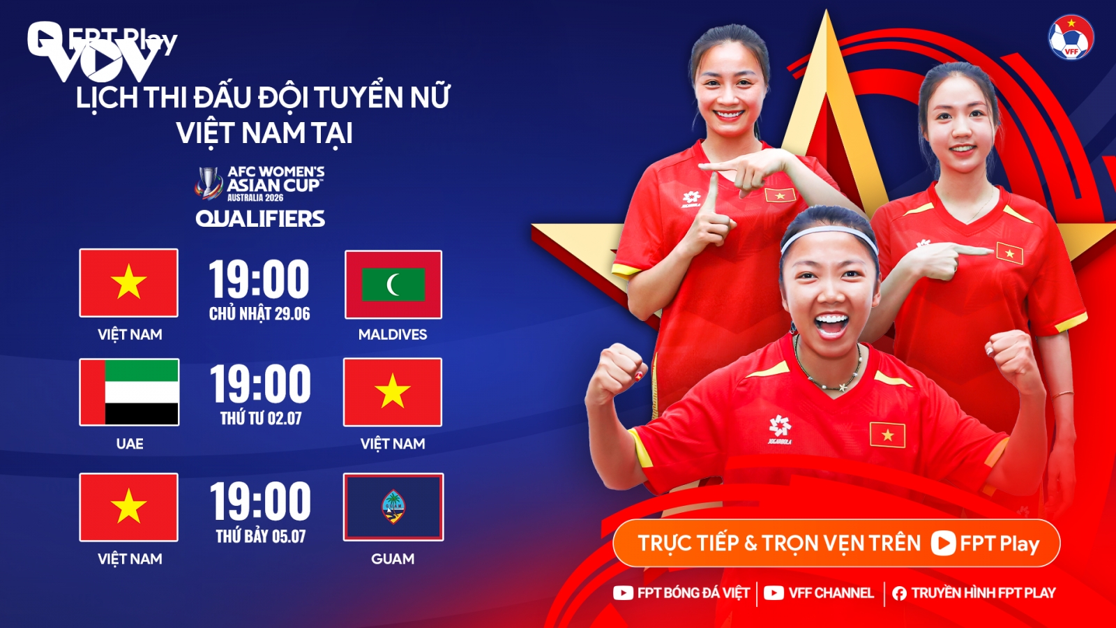 ĐT nữ Việt Nam nắm lợi thế cực lớn để dự VCK Asian Cup 2026