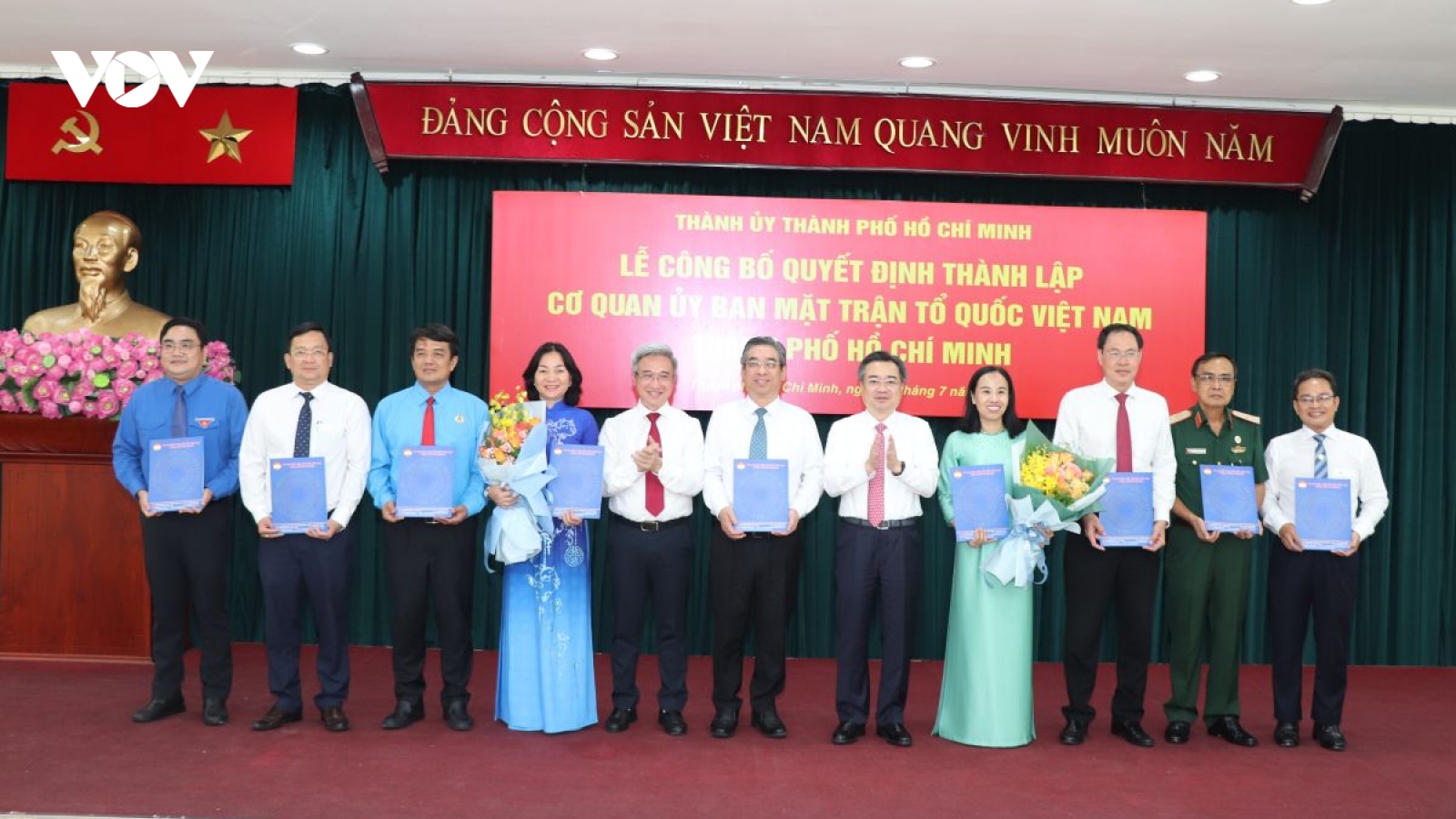 Thành lập Cơ quan Ủy ban MTTQ Việt Nam TP.HCM với 10 ban chuyên môn