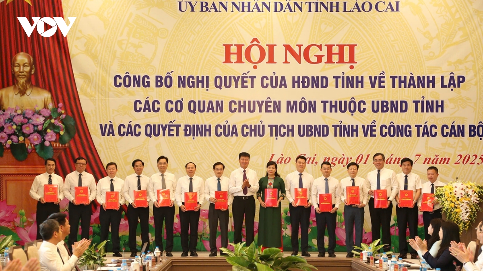 Lào Cai công bố nhân sự lãnh đạo các sở, ngành sau sắp xếp đơn vị hành chính