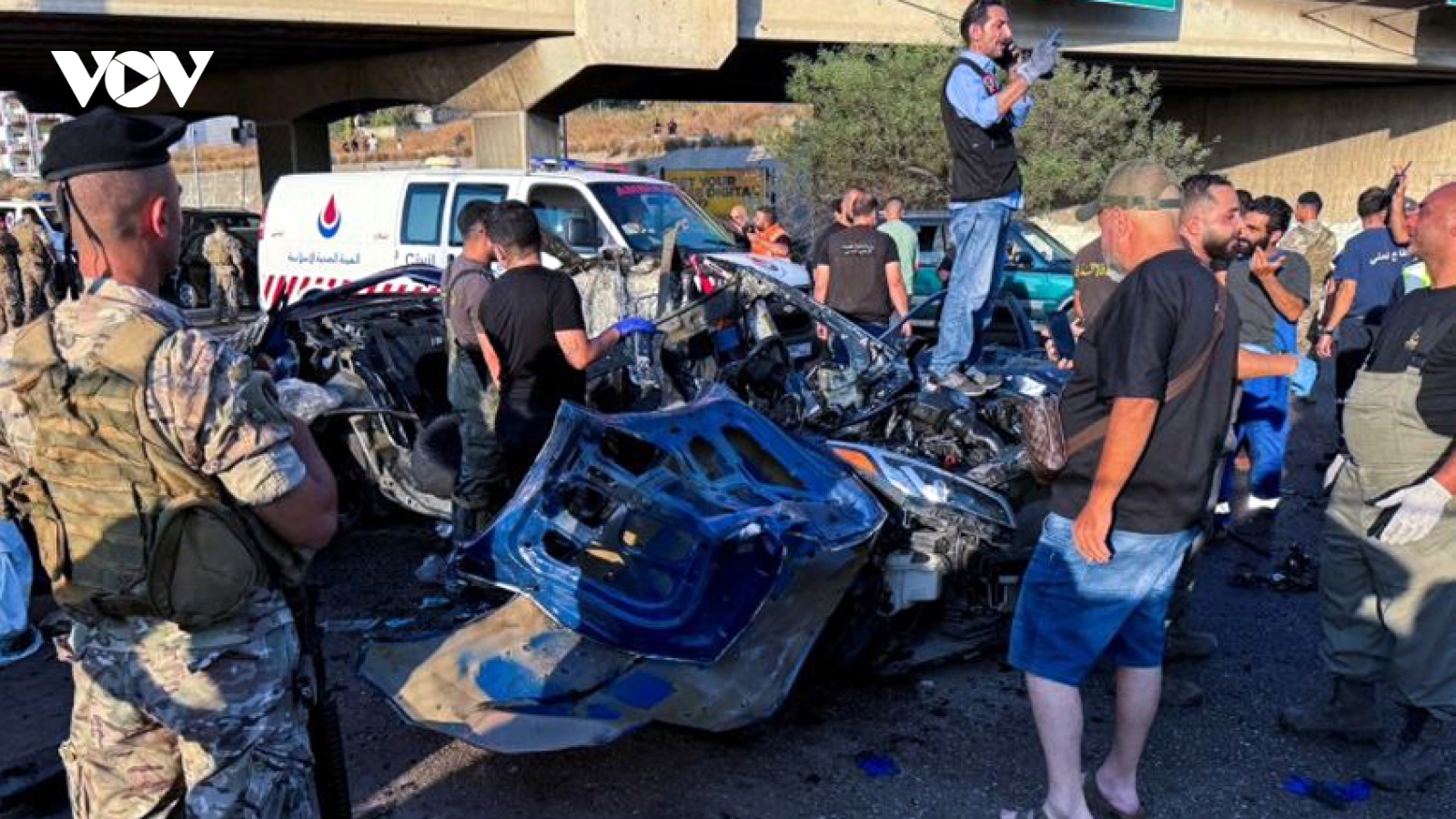 Israel tiếp tục không kích vào Lebanon