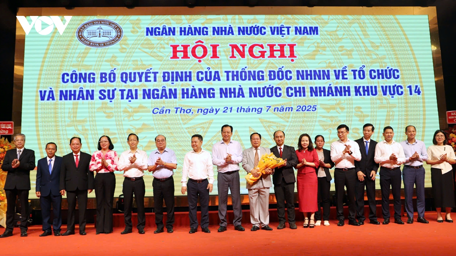 Công bố quyết định nhân sự Ngân hàng Nhà nước Việt Nam khu vực 14
