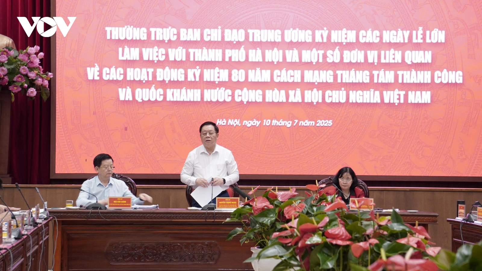 Đảm bảo trang trọng, an toàn dịp kỷ niệm 80 năm Cách mạng tháng Tám và Quốc khánh 2/9