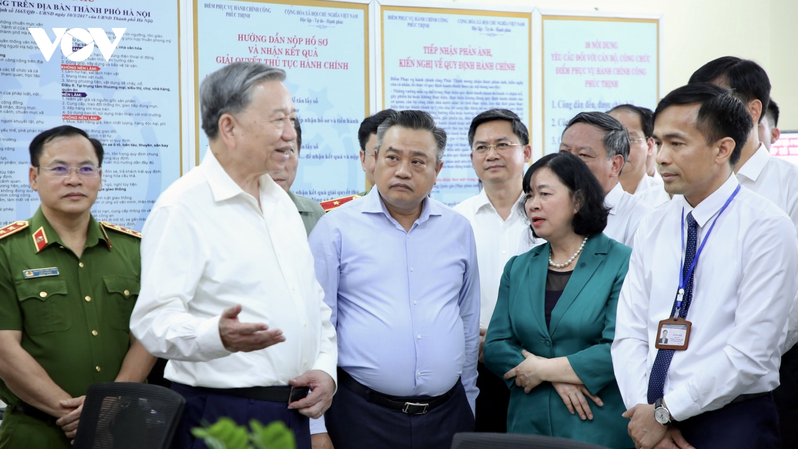 Tổng Bí thư Tô Lâm kiểm tra hoạt động chính quyền 2 cấp trên địa bàn Hà Nội
