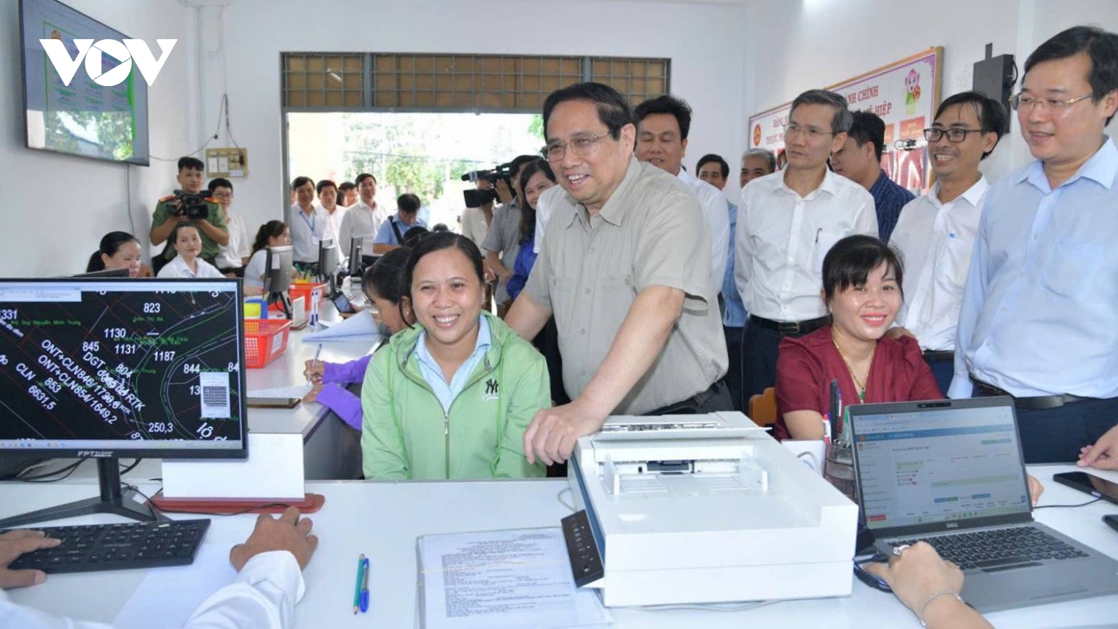 Thủ tướng Phạm Minh Chính kiểm tra mô hình hành chính mới tại An Giang, Đồng Tháp