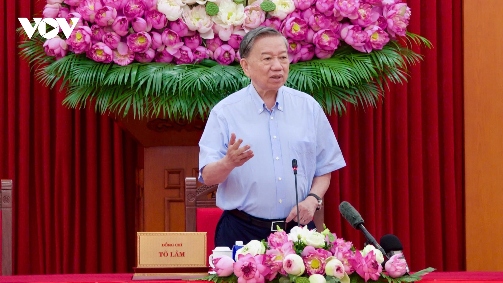 Tổng Bí thư Tô Lâm chủ trì buổi làm việc với các Tiểu ban Đại hội XIV của Đảng