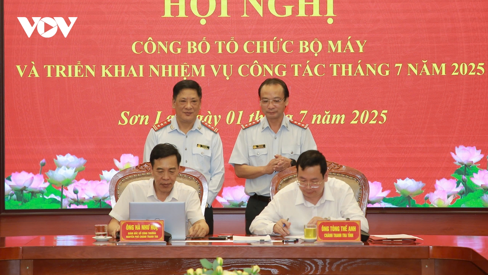 Thanh tra tỉnh Sơn La công bố tổ chức bộ máy và triển khai nhiệm vụ sau sắp xếp