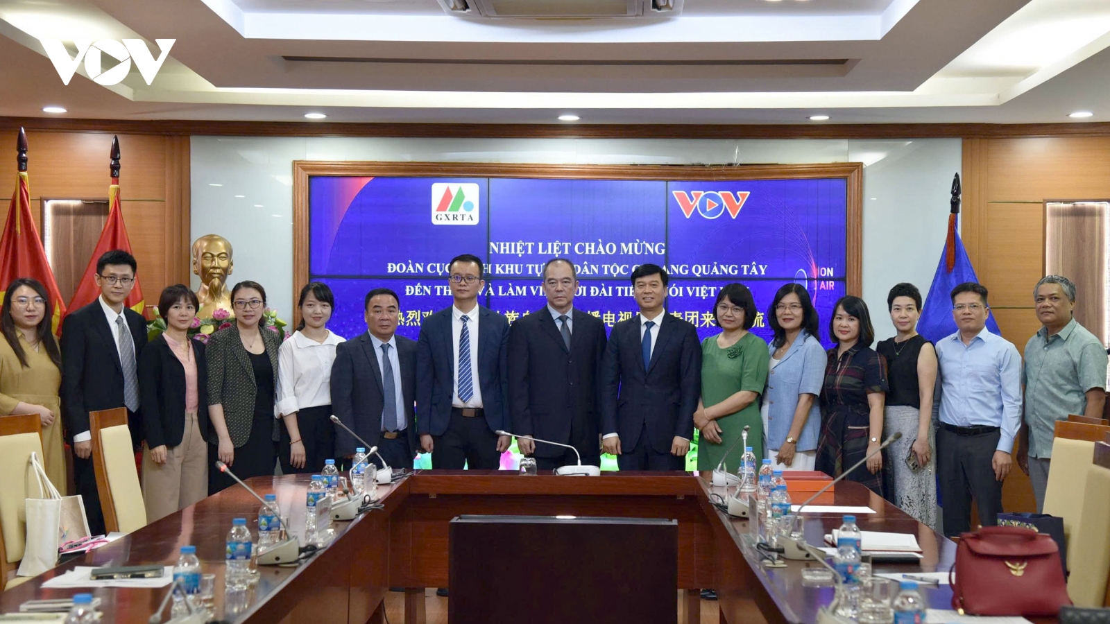 VOV tiếp Đoàn đại biểu Cục PTTH Khu tự trị Dân tộc Choang Quảng Tây, Trung Quốc