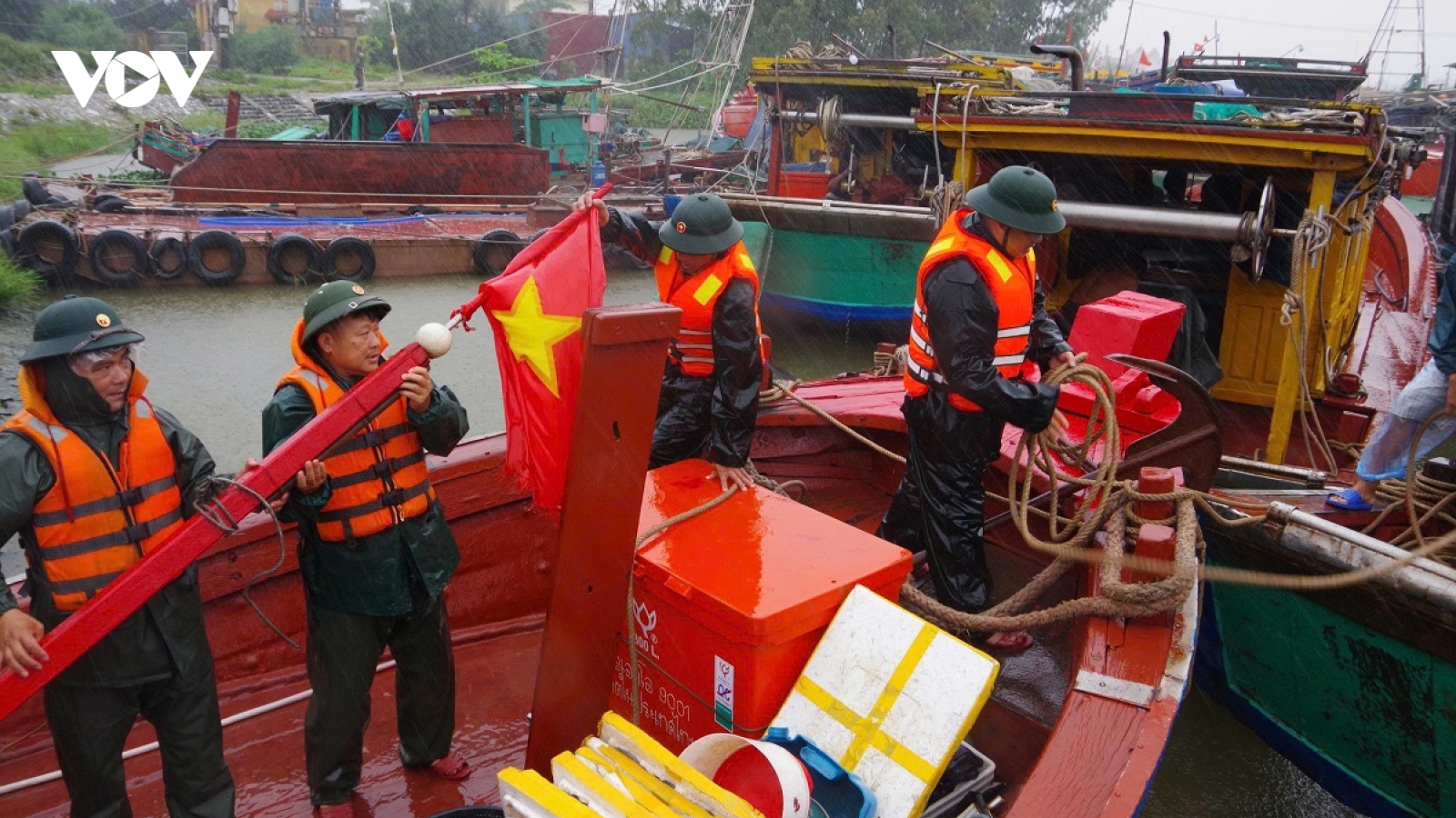Biên phòng Ninh Bình thành lập 4 đoàn kiểm tra công tác chống bão tại các điểm xung yếu