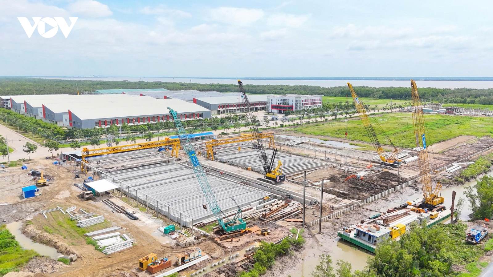 Đồng Tháp khánh thành Cụm công nghiệp ven biển chào mừng Quốc khánh 2/9