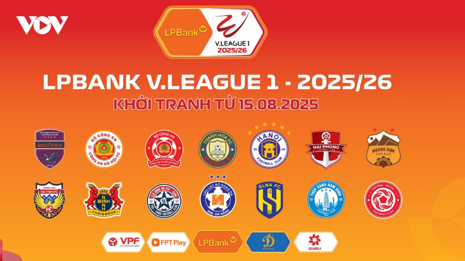 Danh sách cầu thủ V-League 2025/2026 của 14 đội bóng