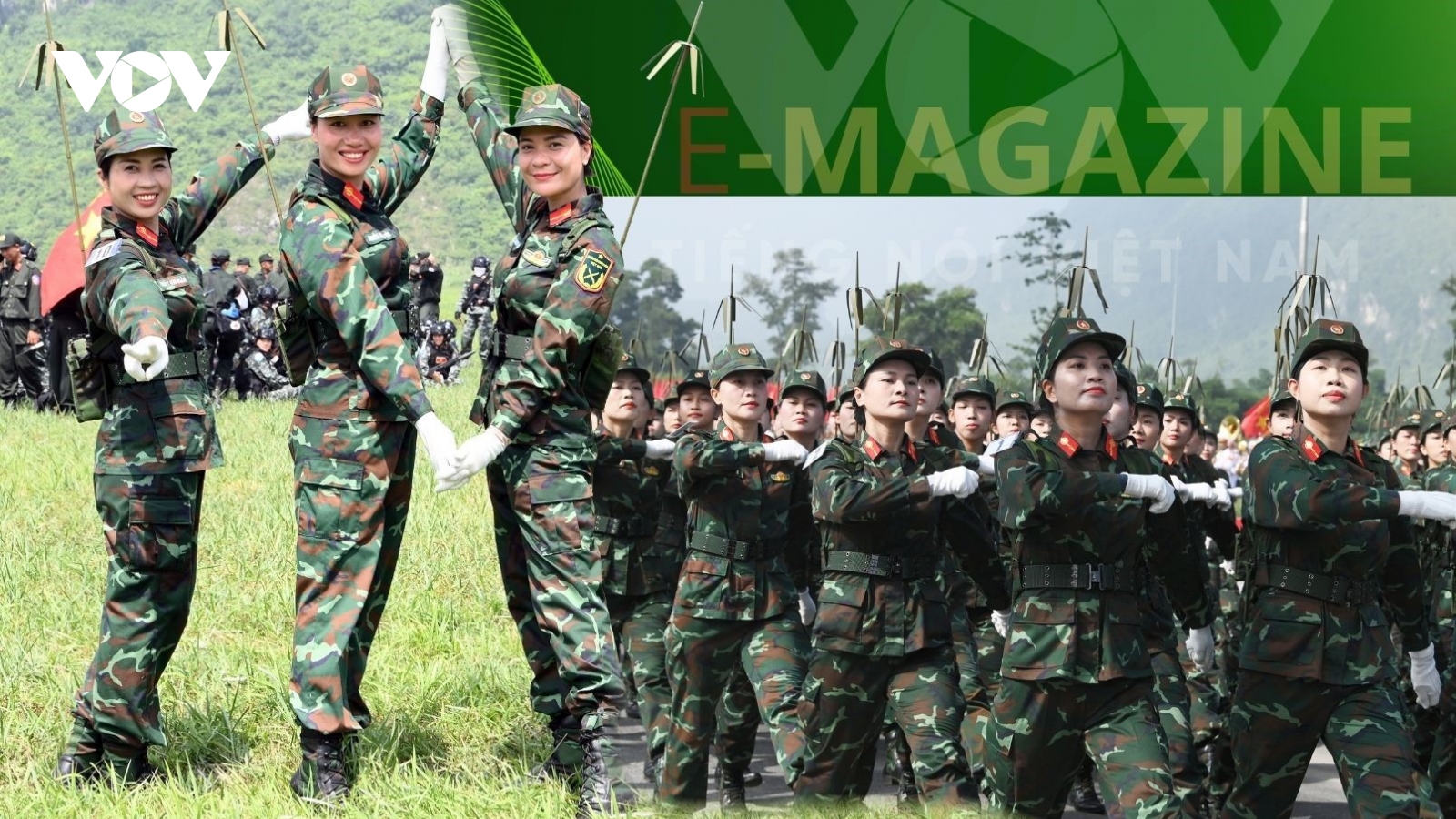 Những nữ quân nhân tự hào 3 lần sải bước trong lễ diễu binh quốc gia