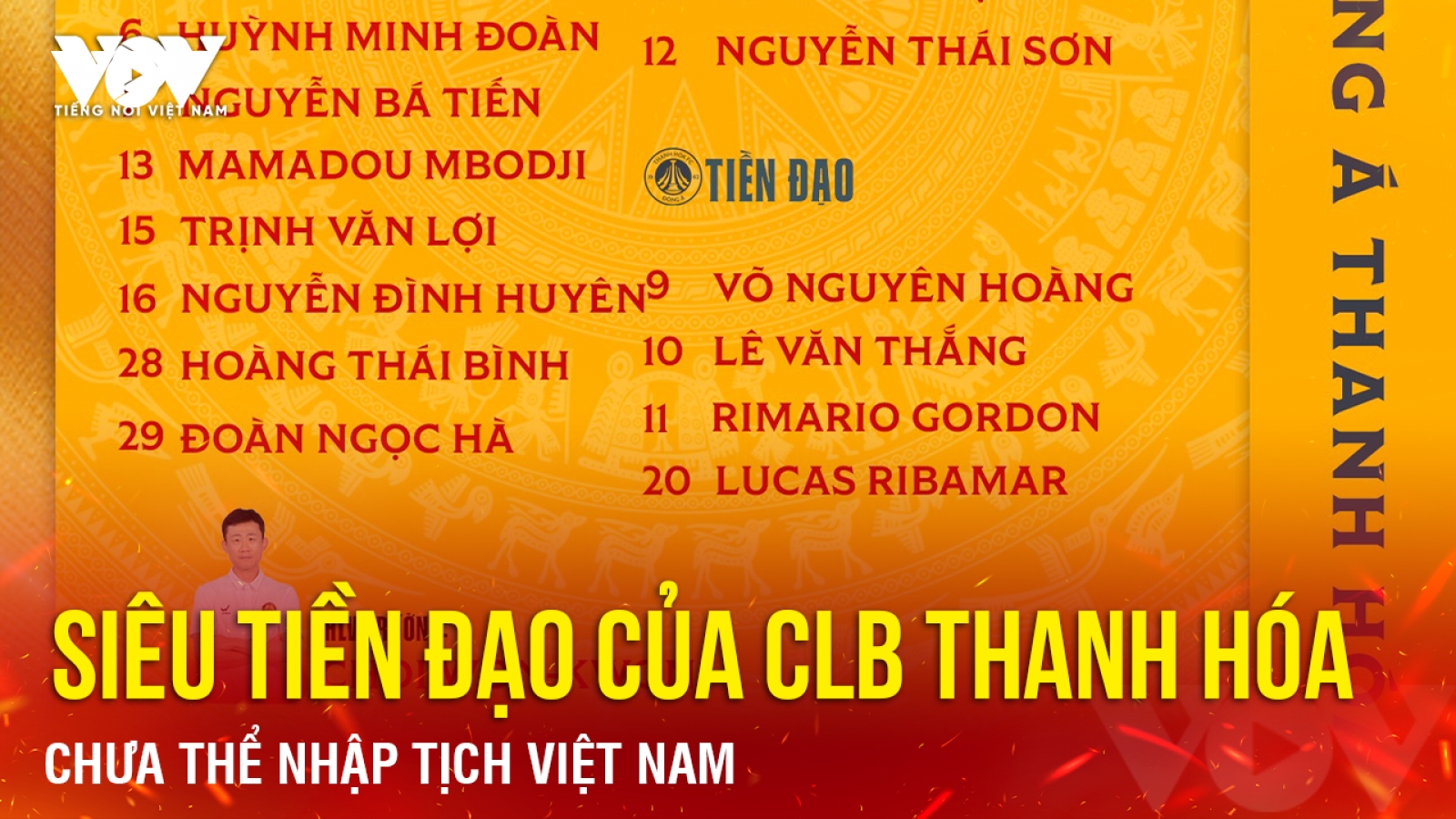 Tin bóng đá 17-8: Siêu tiền đạo của CLB Thanh Hóa chưa thể nhập tịch Việt Nam