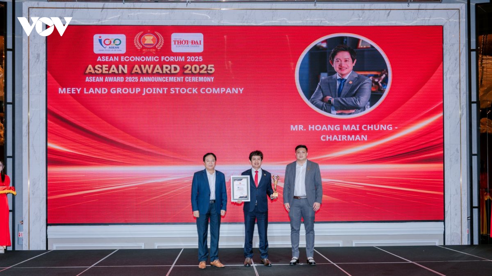 Chủ tịch Hoàng Mai Chung được vinh danh Top 10 Nhà lãnh đạo ASEAN Award 2025