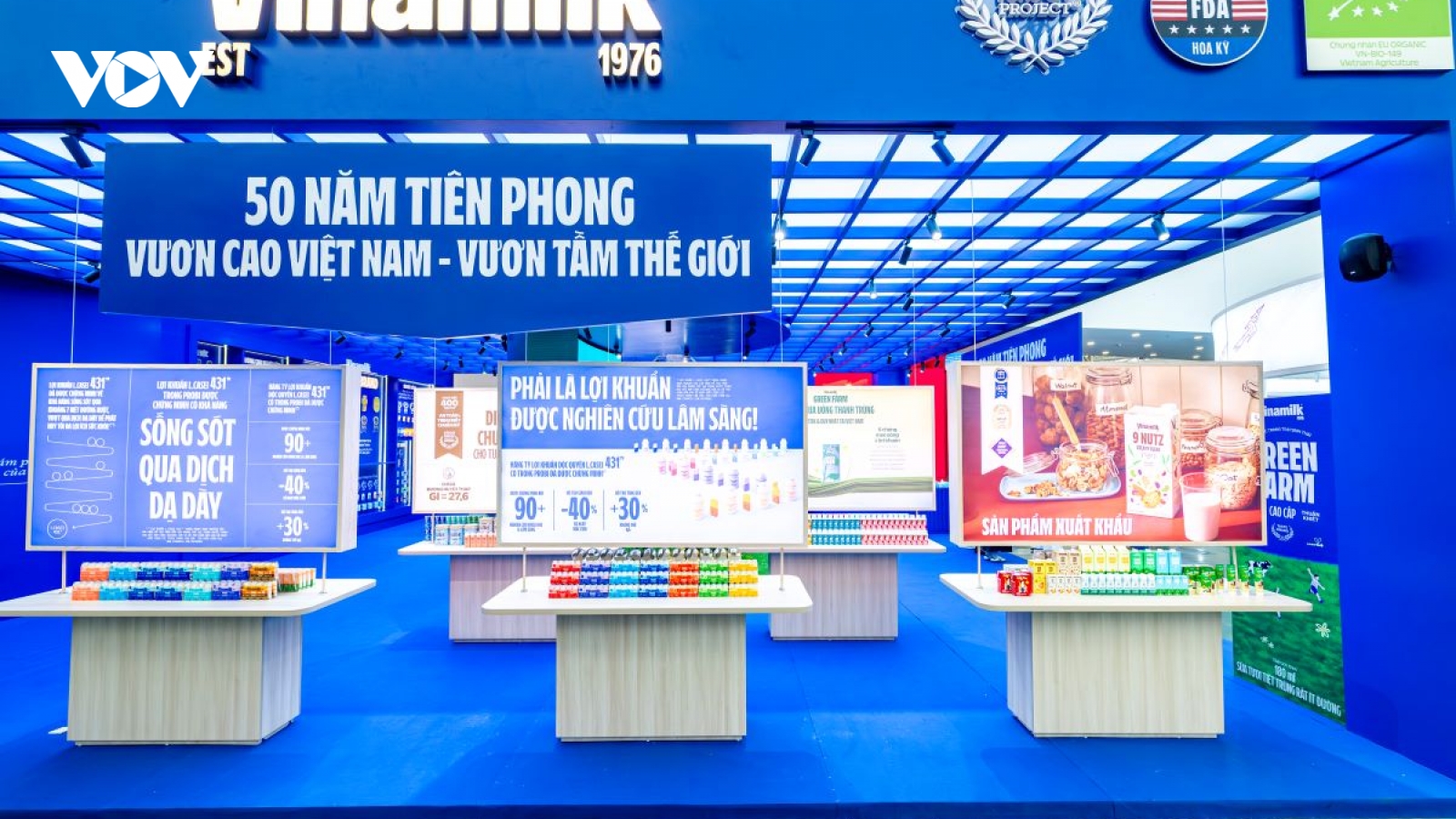 Vinamilk tạo điểm nhấn tại Triển lãm thành tựu Đất nước 80 năm