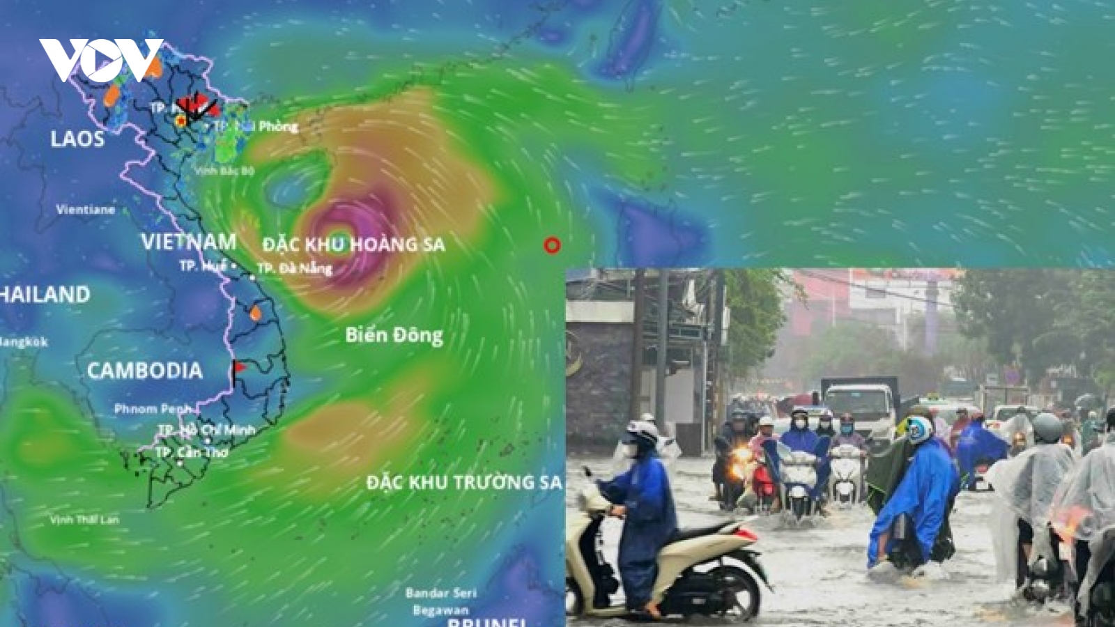 Bão số 5 đi rất nhanh và liên tục mạnh lên, khu vực ảnh hưởng từ Thanh Hóa đến Huế