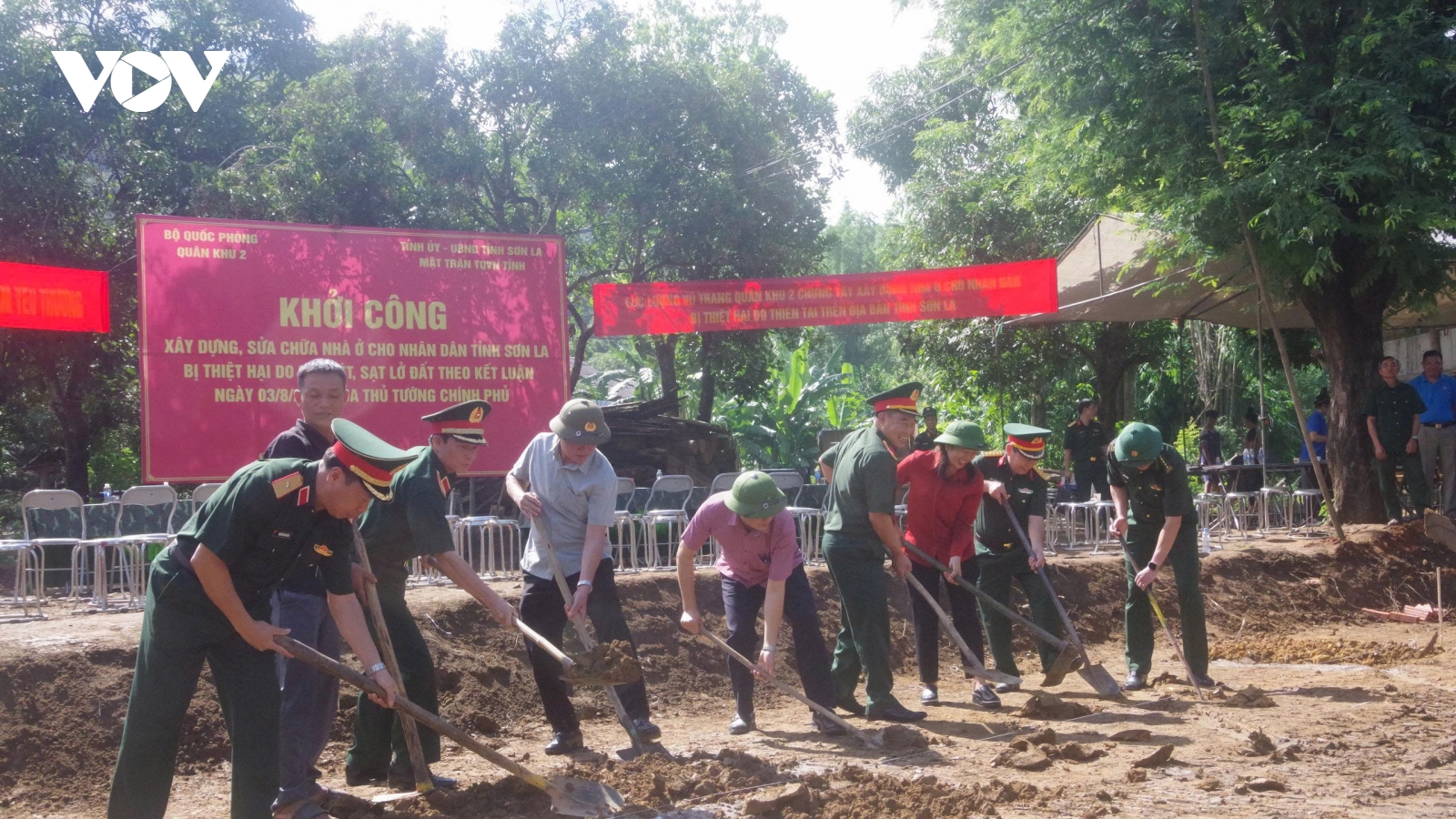 Khởi công xây dựng, sửa chữa nhà ở cho người dân vùng lũ Sơn La