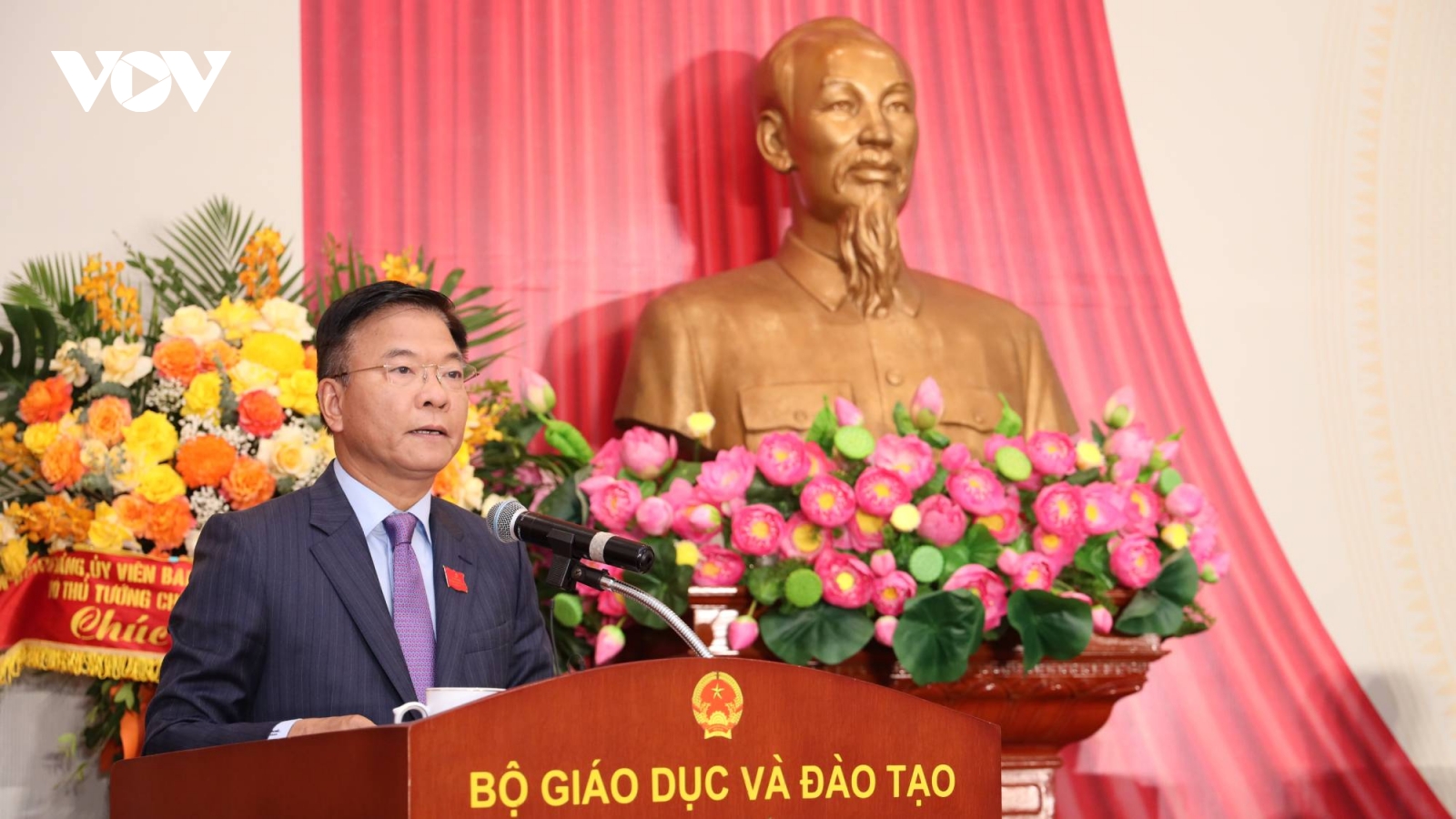 Phó Thủ tướng Lê Thành Long dự Đại hội Đảng bộ Bộ Giáo dục và Đào tạo