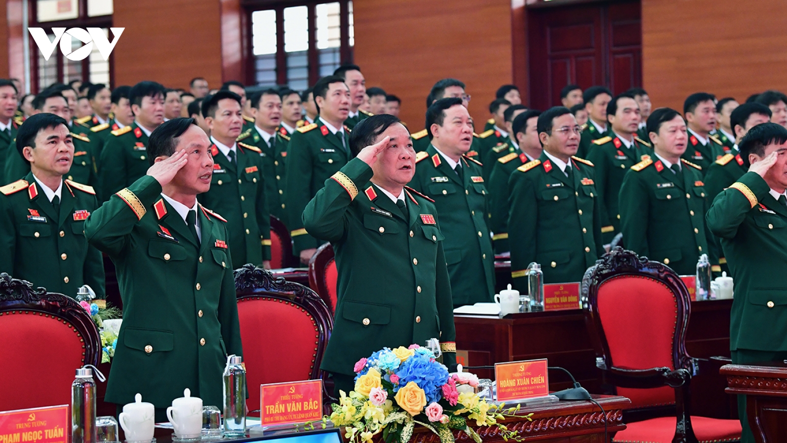 Thượng tướng Hoàng Xuân Chiến dự khai mạc Đại hội Đảng bộ Quân khu 2