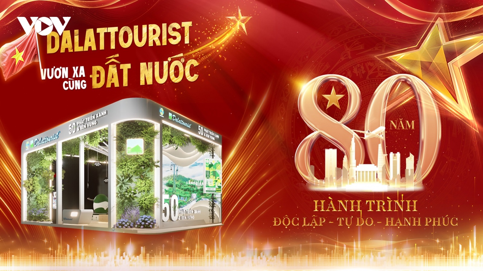 Dấu ấn Dalattourist ở Triển lãm Thành tựu đất nước kỷ niệm 80 năm ngày Quốc khánh