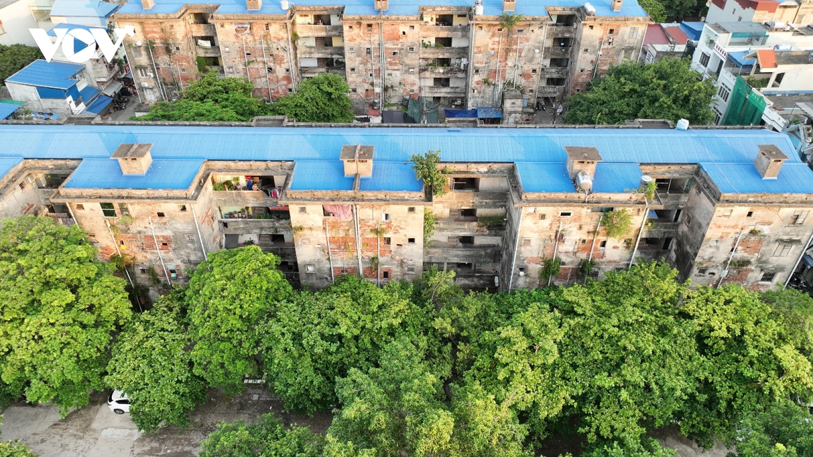 Khu nhà gần 50 năm tuổi ở Ninh Bình, dân nơm nớp lo mỗi khi có mưa bão