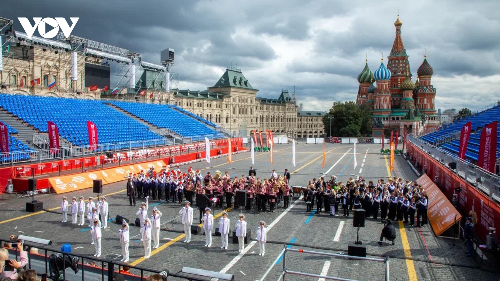 Lễ hội âm nhạc quân sự quốc tế lần thứ 17 “Tháp Spasskaya” trên Quảng trường Đỏ