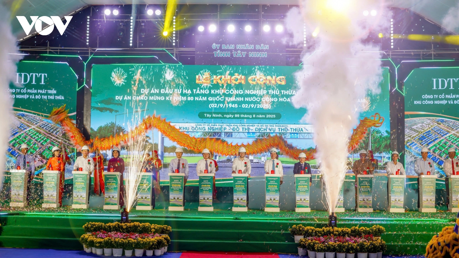 Tây Ninh khởi công khu công nghiệp đầu tiên sau hợp nhất