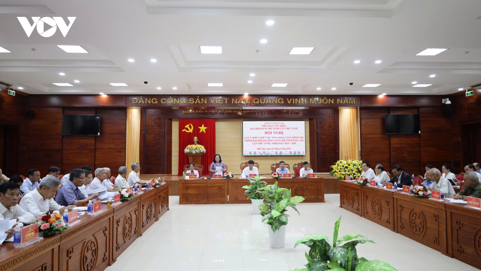 Đắk Lắk lấy ý kiến góp ý dự thảo Báo cáo chính trị Đại hội Đảng bộ tỉnh lần thứ XVIII