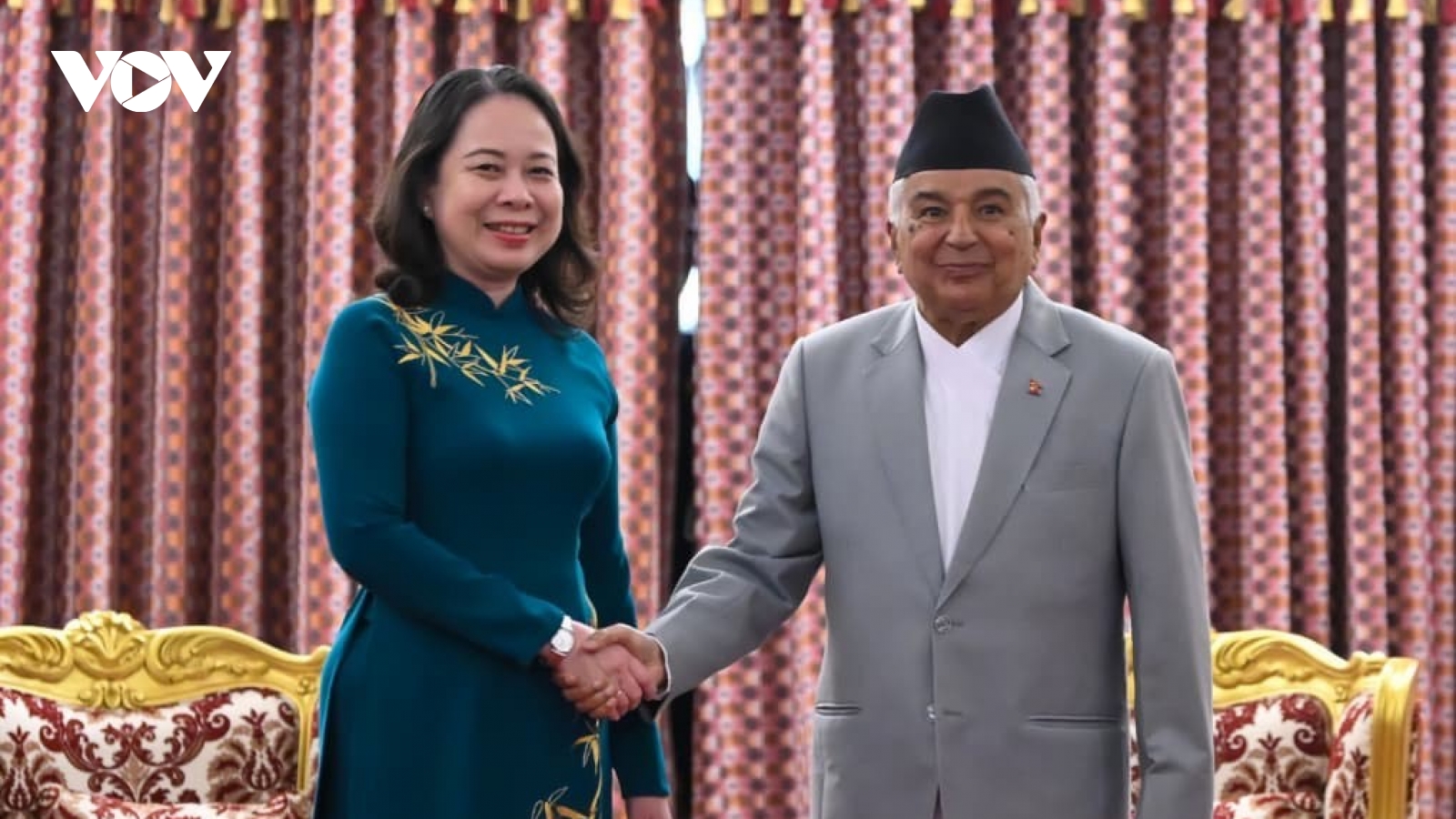 Phó Chủ tịch nước Võ Thị Ánh Xuân hội kiến Tổng thống và Thủ tướng Nepal