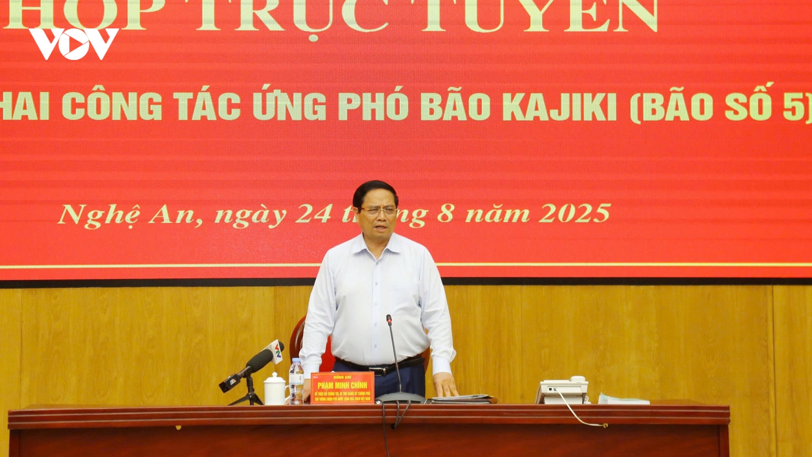 Thủ tướng Chính phủ chỉ đạo ứng phó bão số 5