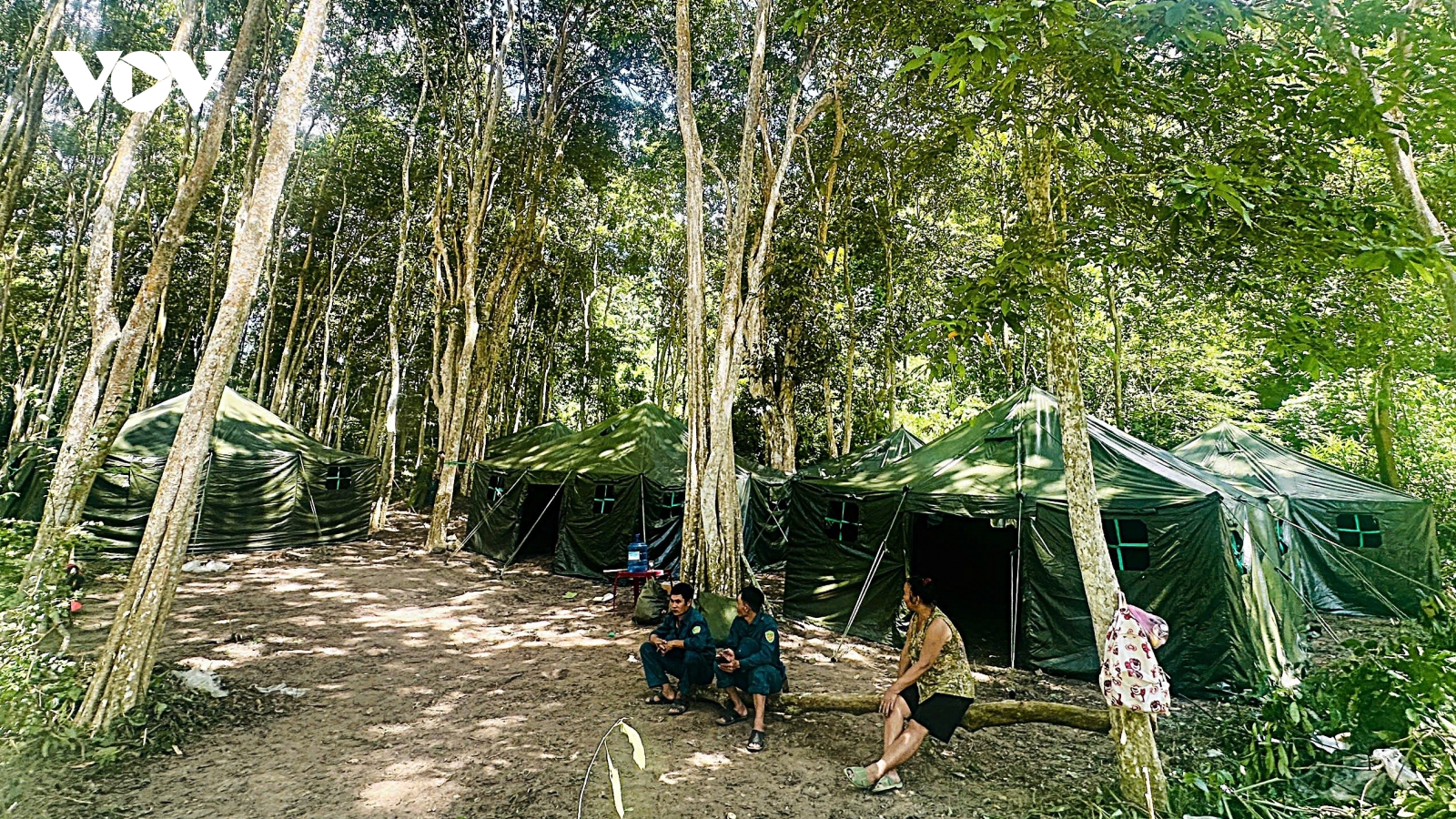 Dựng 13 nhà bạt tạm cho người dân vùng lũ bản Phá Mựt (Nghệ An)