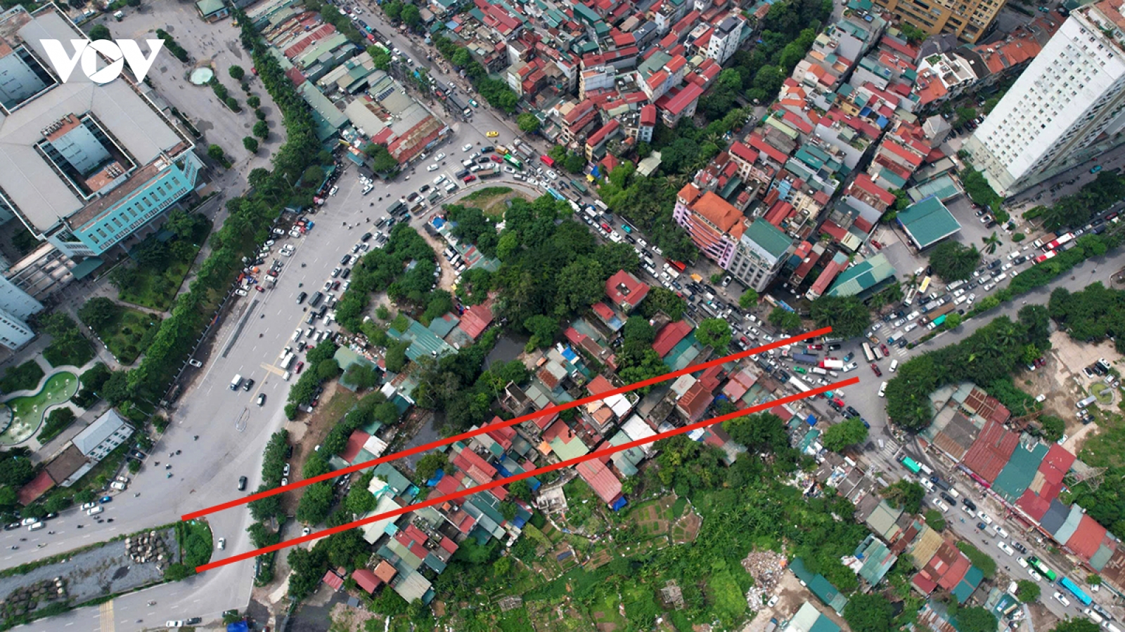 Cầu vượt Phạm Tu (Hà Nội) thi công dở dang, giao thông ùn tắc gây bức xúc