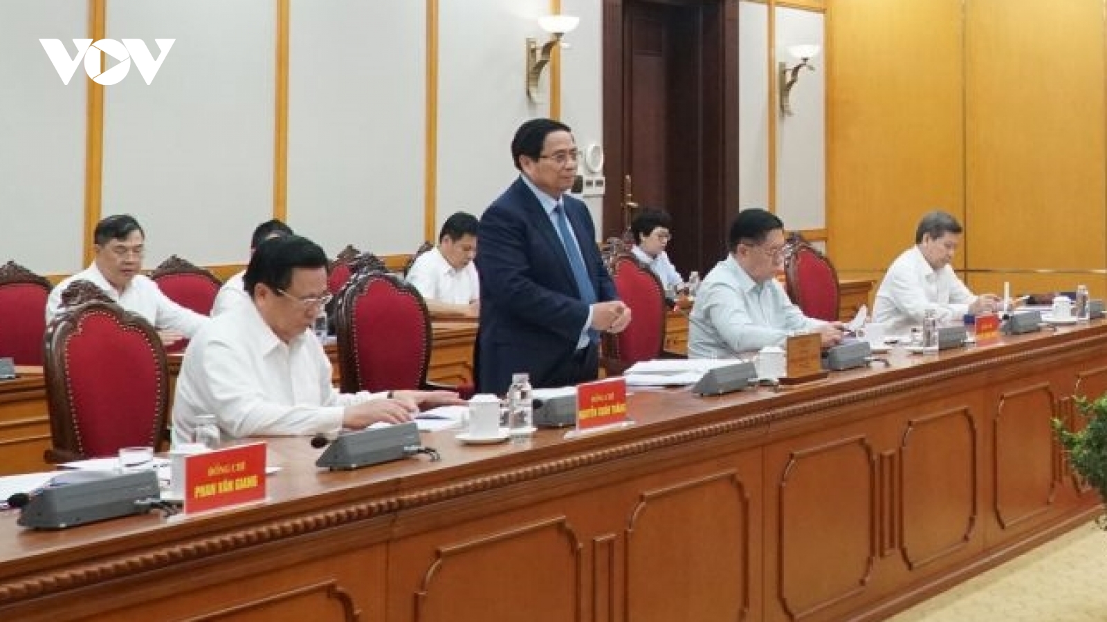 Thủ tướng chủ trì làm việc với Ban Thường vụ Thành ủy Hải Phòng, Tỉnh ủy Quảng Ngãi